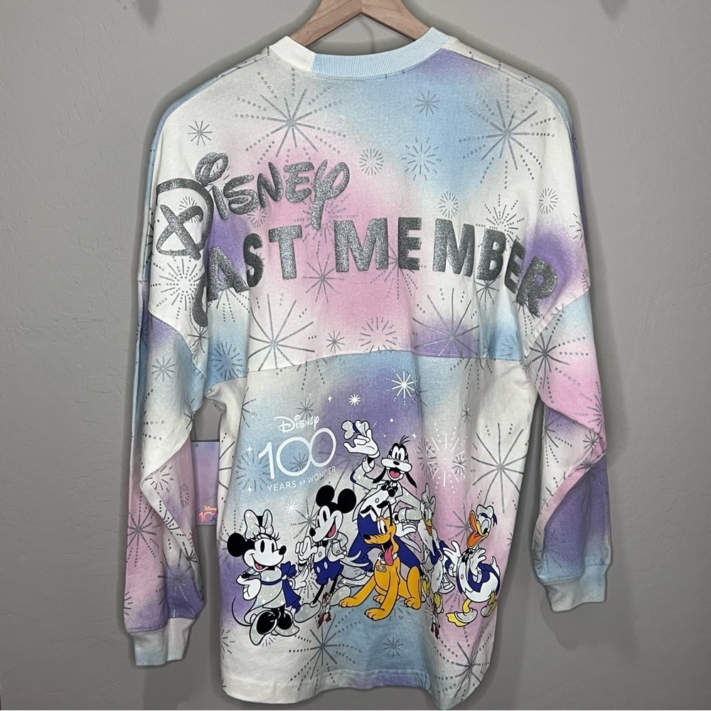 Disney Parks Spirit Jersey Cast Member Pastel Tie-Dye Disneyland World 100 NWT